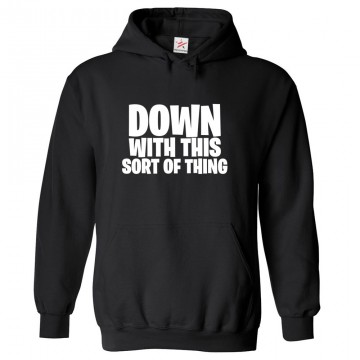 Down With This Sort Of Thing Comic Classic Unisex Kids and Adults Pullover Hoodie									 									 									